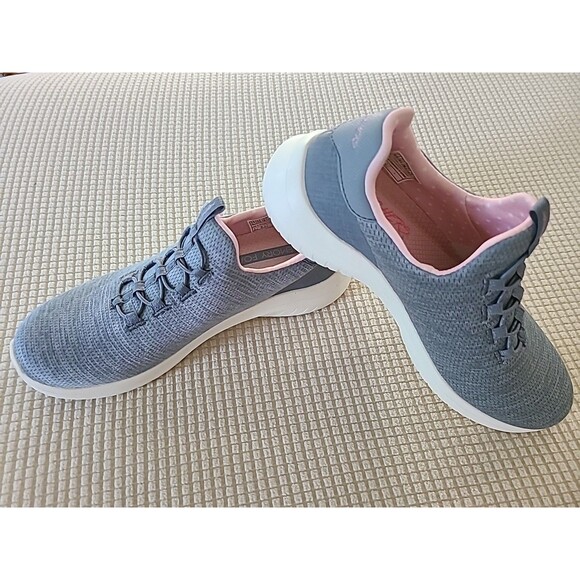 NWOB Skechers Ultra Flex 2.0 149185 Gray Pink Sz 8.5 Slip On Walking Shoes - Picture 3 of 11